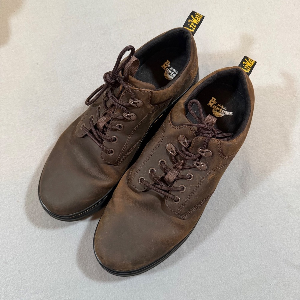 Dr. Martens Reeder Brown Wyoming Leather Utility Shoes Mens 13 Lug Sole